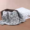 البطانيات Huyu Baby Muslin-Towel Cotton Cwaddle بطانية الرضيع الصيف لحاف رفيع رفيع