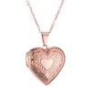 قلادة مخصصة صورة Love Love Locket Netlace صورة مخصصة للصلب غير القابل للصدأ هدية عتيقة للأزواج العاشق رسالة مخصصة