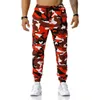 Kleur Camo Camouflage Cargo Broek Mannen Vrouwen Casual Streetwear Zakken Jogger blauw Tactische Joggingbroek Hip Hop Broek 240124