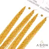 Ketten ASONSTEEL 10 teile/los Twisted Singapur Kette Gold Farbe Überzogene Link Halskette Edelstahl 2mm Breite Großhandel Frauen Männer