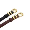 Belts Taurillon Needle Designer Womens Buckle 18mm Genuine Leather Girdle Woman Belt Fashionable Slim Womans Waistband with Box S S s