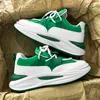 Uomini scarpe da corsa atleisure basse allargo traspirante per scarpe giallo verde chiaro nero allenatori da uomo Sports sneaker