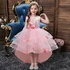 Girl Dresses Girls Dress Train Princess Flower Catwalk Host Piano Ensemble Pompadour Evening Lace Summer Clothes