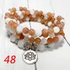 Strand Karine34 aangepaste volgorde voor 108 Mala armband