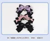 Party Supplies Lolita Accessories Girl Pink Black Bow Hairpin Japanese Sweet Lace Handmade huvudbonad Kawaii