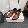 Robe chaussures designer peint à la main hommes rétro cuir bureau d'affaires formel Oxford lacets hommes fête