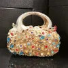 BL131 Colorful Phoenix Style Diamond Embedding Dinner Bag Women's Handbag New Product 240203