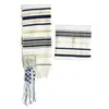 Messianischer jüdischer Israel Tallit-Gebetsschal, Schals mit Talis-Tasche, Geschenke für Frauen, Damen, Herren, 180 x 50 cm