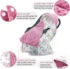 Varm född swaddle wrap bubble barn carrycot säck vinter tjock quiltad utomhusvagn 240127