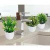 Decoratieve Bloemen Kunstmatige Bonsai Groene Nep Plant Eucalyptus Bloem Ingemaakte Voor Thuis Slaapkamer Bruiloft Tuin Decoratie Benodigdheden