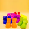 Dog Apparel Pet Rain Shoes Cat Anti-slip Rubber Boot Dogs Cats Foot Cover Puppy Waterproof Socks Small Medium Protect The Paw