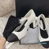 2024 High-heeled sandal Designer dress party Wedding shoes for girl women 7cm