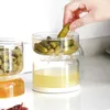 Storage Bottles Home Kitchen Pickles Store Jar Dry And Wet Dispenser Pickle Olives Hourglass Cucumber Container Food Juice Separator Tools