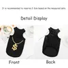 Vêtements pour chiens Vêtements pour animaux de compagnie minces Gilet d'été T-shirt Imprimer drôle pour petit chat Chiot Chihuahua Costumes Respirant Mode