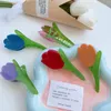 Hair Clips Ins Accessories Korean Trendy 10CM Tulip Shape Claw Clip Fresh Plastlic Sweet Colorful Flower For Women Girls