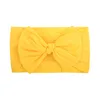 Akcesoria do włosów 1pcs Soft Baby Bowknot Opaska na głowę Broadside Nekury dla dzieci Butique Elastic Protect Turban Band