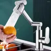 Rubinetti per lavandino del bagno Rubinetto da cucina girevole a 1080 ° e miscelatore per lavabo aeratore antispruzzo acqua fredda