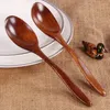 Spoons Wooden Spoon Home Flatware Porridge Bowl Chinese Bamboom Dinner Japanese Soup For Restaurant Tableware