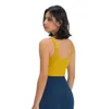 Soutiens-gorge de yoga Sous-vêtements de créateurs pour femmes Ponçage double face sans trace Ceinture fine et ajustée Réservoirs sexy Gilet Sling Wear Soutien-gorge confortable et respirant Sous-vêtements