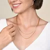 Kettingen Vnox Goud Kleur Satelliet/Slang/Doos/Figaro Dunne Link Chain Choker Kettingen Voor Vrouwen Rvs kraag Gift Sieraden