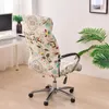 Chair Covers Bohemian Print Computer Cover Geometric Universal Office Non Slip Rotating Gaming Seat Case Study Room