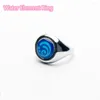 Keychains Game Genshin Impact 7 Ring Eye Of God Key Jewelry Accessories Christmas Gift Hand Decorations