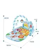 Baby Gym Tapis Puzzles Mat Education Rack Toys Musik Spela med Piano Tangentbord Spädbarn Fitness Mattan Present For Kids 240127