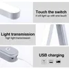 Table Lamps Desk Lamp Study Lights USB Rechargeable Dimmable Touch Magnetic Strip For Bedroom Reading Light Led306k