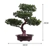 Dekoracyjne kwiaty solidne wszechstronne sztuczne powitanie wyświetlacza pulpitu bonsai