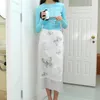 Skirts Spring Summer Butterfly Pattern Designer Silk-like Lace Layered Gauze Skirt With Tie Up Spicy Girl Paired Apron Y2k