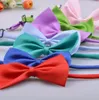 Dog Apparel 50/100 Solid Small Cat Bow Tie Bulk Neck Bowties For Dogs Pets Adjustable Kitten Pet Grooming Accessories Supplies