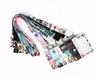 Office Card Set Id Badge Case Clear Bank Credit Card Lanyards Cartoon