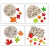 Bakningsformar Autumn Maple Leaf Silikon Mögel Farm Fondant Cake Decoration Chocolate Tools Cupcake Insert DIY