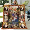 Blankets Pattern Flannel Throw Blanket Soft Cozy Warm Lightweight Home Sofa Couch Bed Decor Adults Teens Worship Gifts Jesus Virgin Mary