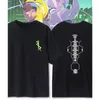 Męskie koszule Przyjazd Cyberpunk: Edgerunners Bawełniany druk T-shirt Zabawny David Martinez Prothic Man Tshirt Game Fan fanów Tese
