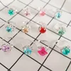 Anillos de racimo 12/36 unids / set ajustable niños joyería de cristal corazón estrella cuadrado anillo de dedo abierto para niños niña regalo de fiesta