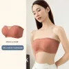 Bh's Bh's TALISYA.O Strapless Bh voor Vrouw Push Up Draadvrije Tube Top Naadloze onzichtbare Lingerie Zachte Sexy Dames Bralette Dropshipping YQ240203