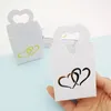 Gift Wrap 50/100PCS Portable Love Paper Bags Box For Guests Kids Wedding Birthday Christmas Favor Present Packaging Bag Party Decor