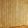 Decoração de festa 3m 100/200/300led cortina luz corda guirlanda decorações de casamento mesa despedida de solteira aniversário ramadan páscoa casa festão