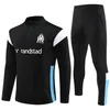 Survêtements de football à capuche pour enfants MILIK PAYET Marseille survetement 22 23 24 fottball Training suit veste maillot de foot Olympique OM tracksuit football jogging