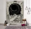 Tapestries Tarot Card Tapestry Wall Hanging Astrology Divination Background Cloth Bedspread Beach Mat Bohemian Home Decoration