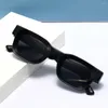 Outdoor Eyewear Fashion Summer Vintage Small Rectangle Frame Sunglasses UV400 Men Women Retro Square Punk Sun Glasses Shades