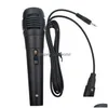 Microphones Bluetooth -högtalare KTV Mic Microfono Houdspeaker Mobiltelefon Portable Karaoke Player för PC TV Home Birthday Party Drop Otjfg