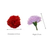 Decorative Flowers Wreaths 50pcs 4cm Mini Carnation Mother Teacher's Day Thanksgiving Gift Bouquet Packaging Artificial Soap RoseDecor 2.3