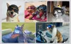 Vestuário para cães ATUBAN Capacete e óculos de sol para cães Proteção UV Óculos Esporte Chapéu Grande à prova de vento à prova de neve para animais de estimação