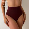 Flarixa Hoge Rise Thongs voor Vrouwen Tummy Controle Ondergoed Naadloze Thong Slipje Buik Slips Butt Lifter Body Shaper