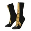 Chaussettes pour hommes Mignon Crazy Funny Chicken Legs Hommes Femmes Chaud 3D Impression Football Sports