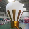 8mH (26ft) avec ventilateur personnalisé ballon de sol gonflable géant extérieur à vendre sur le toit gonflable publicité air froid grand ballon pour exposition ou promotion