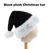 Capes à billes Black Blash Christmas Hat Tynined Fête chaude