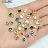 20 Stuks Tiny Zirkoon Hart Kristallen Hanger Charms Goud Kleur Sieraden Charms Sieraden Hangers Voor Ketting Maken 60323 240127